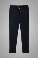 Pantalon En Flanelle De Laine Lavable Coupe Droite