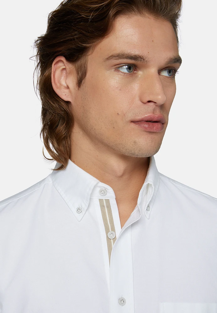 Camisa Blanca De Oxford Algodón Orgánico Reg