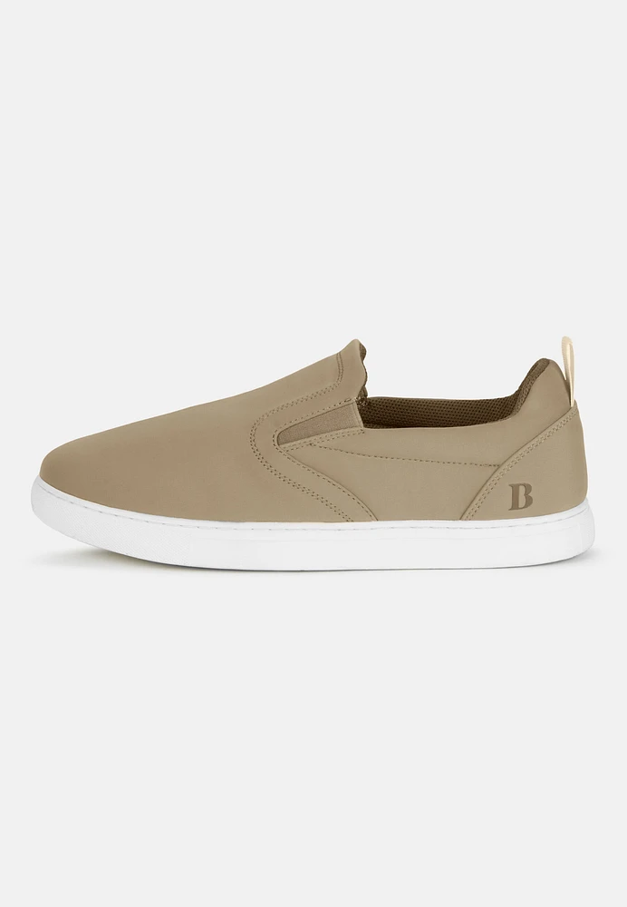 Slip On En Tejido Técnico Beige