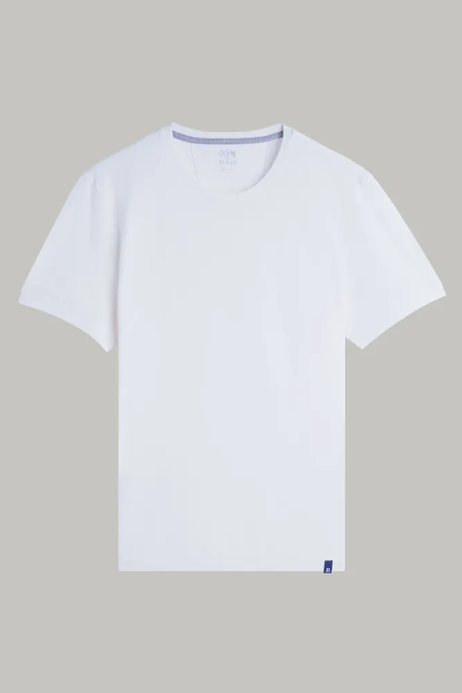 Camiseta de punto algodón y lino