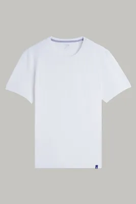 Camiseta de punto algodón y lino