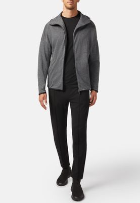 Sweat Full Zip À Capuche En Tissu Technique