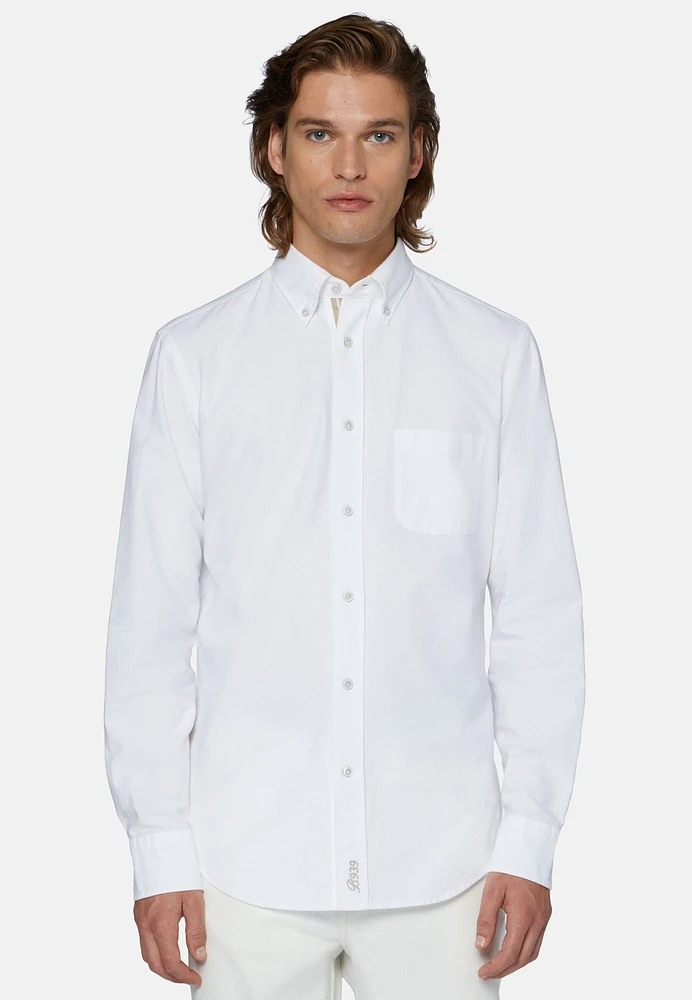 Camisa Blanca De Oxford Algodón Orgánico Reg