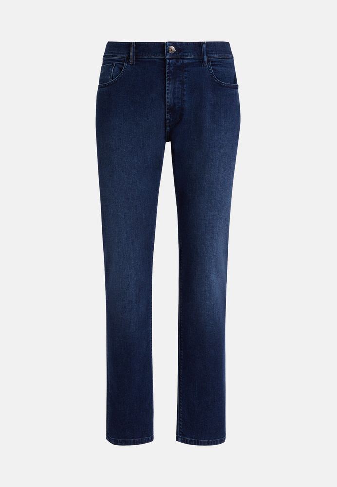 Jeans in denim stretch medium blue