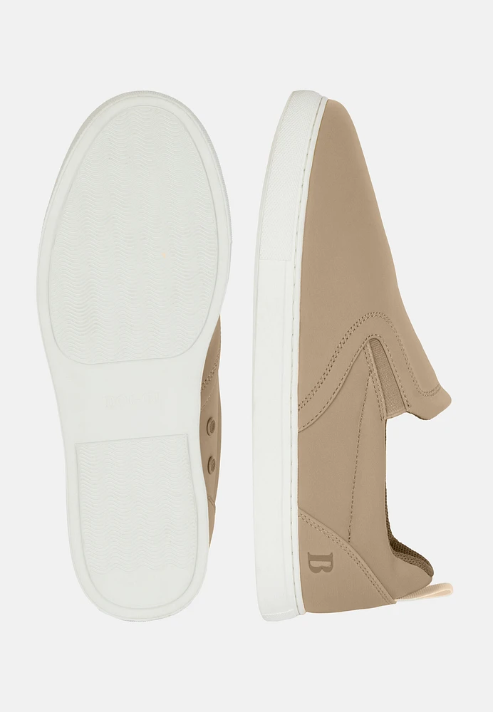 Slip On En Tejido Técnico Beige