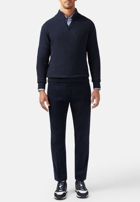 Mock Neck Sweater Wool And Cashmere