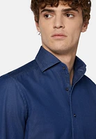 Camisa De Denim Algodón Corte Regular