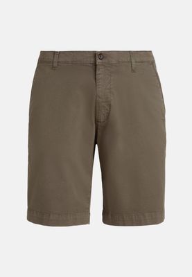 Short pants green stretch cotton