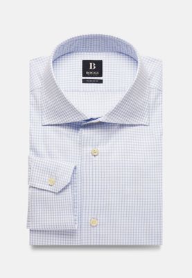 Check Cotton Windsor Collar Regular Fit Shirt