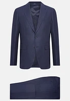 Traje Azul Marino Espiga de Lino