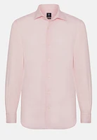 Camisa Rosa de Lino Regular Fit