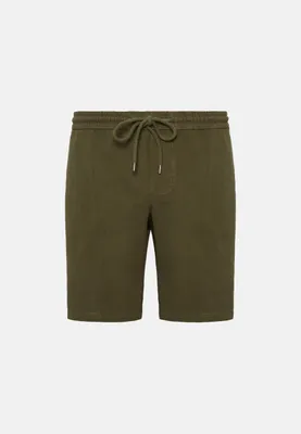 Cotton Linen Coulisse Short Pant