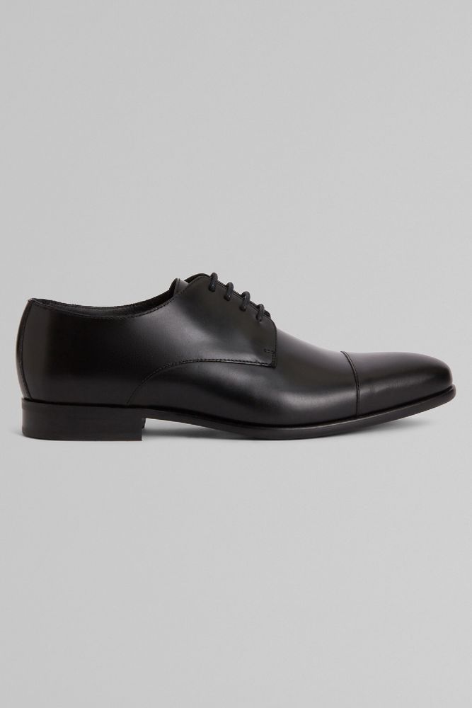 Calf Leather Derby Shoe Rubber Sole