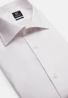 Camisa Blanca De Algodón Dobby Regular Fit