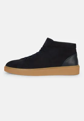 Sneakers Bleu Marine En Daim