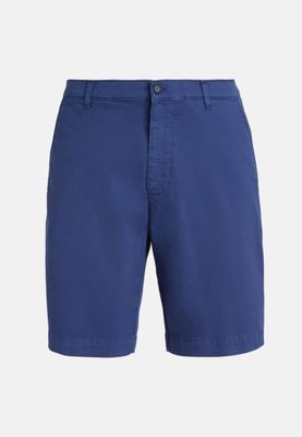 Short pants royal blue stretch cotton