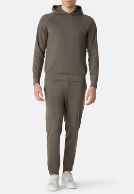 Sweat À Capuche En Interlock Technique Extensible
