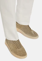 Zapatillas De Ante Beige