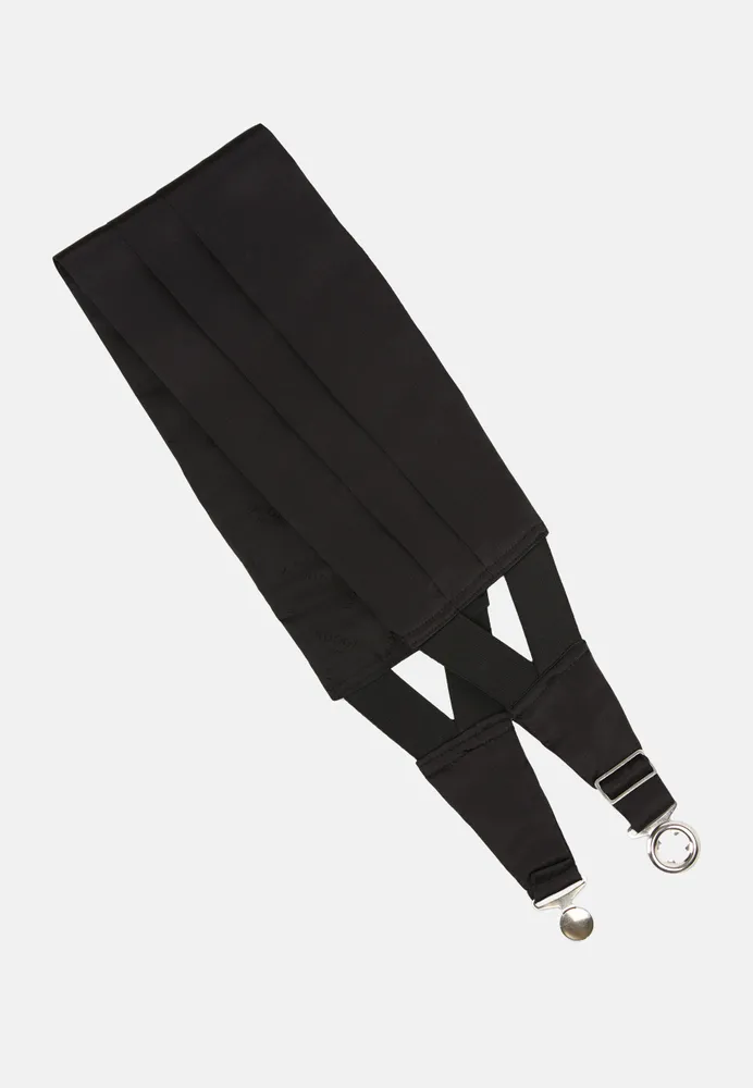 Bande-ceinture De Smoking En Soie