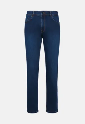 Dark Blue Denim 5 Pockets