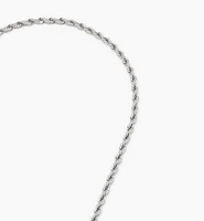 Slender Twist Stainless Eyewear Chain 700 mm