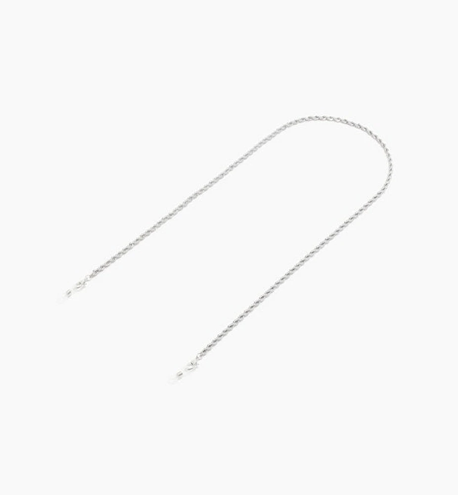 Slender Twist Stainless Eyewear Chain 700 mm