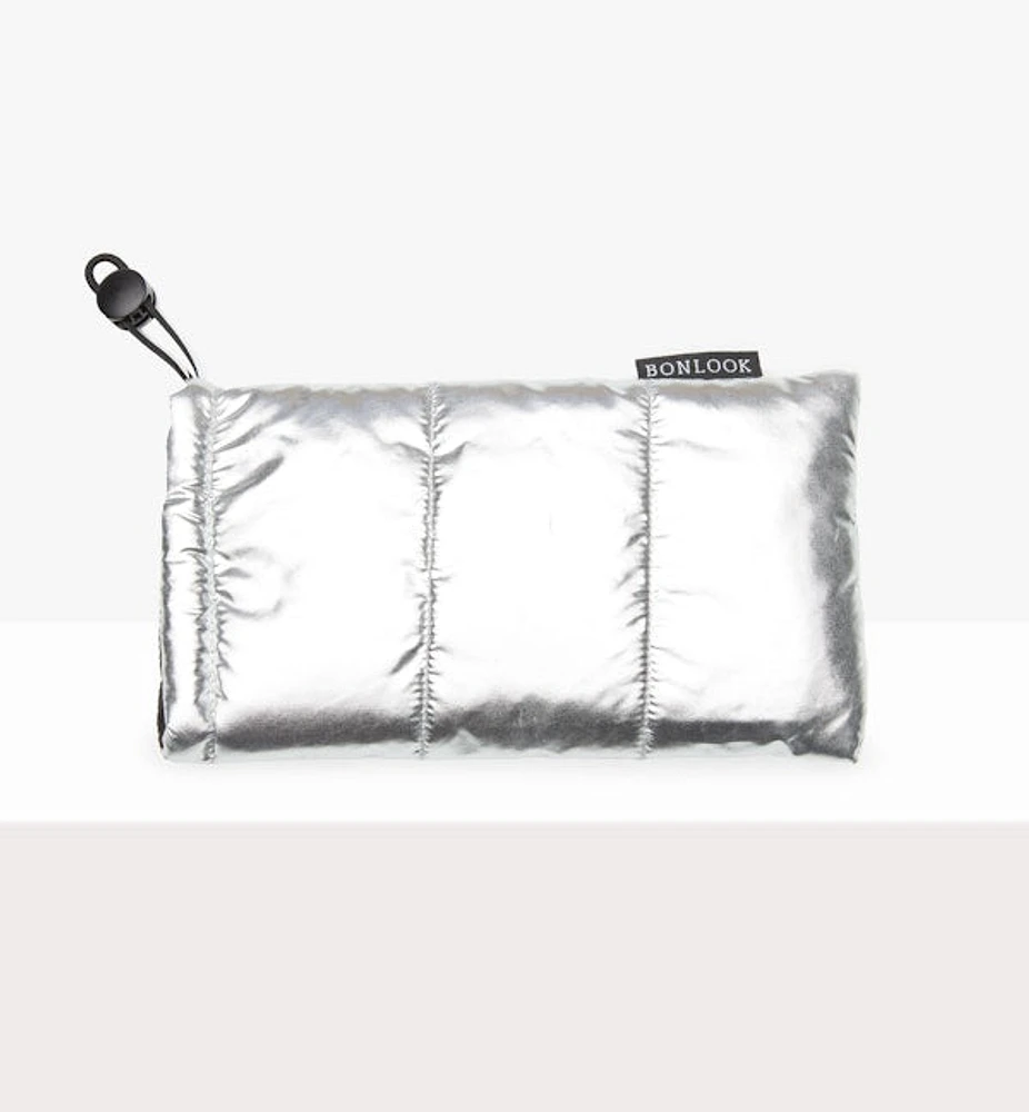 Silver Puffer Pouch