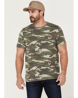 Flag & Anthem Men's Knoxville Burnout Army Camo Print Short Sleeve T-Shirt