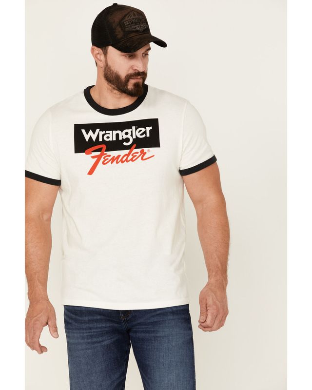 Wrangler x Fender Men's on Tour Nashville Vintage Graphic T-Shirt