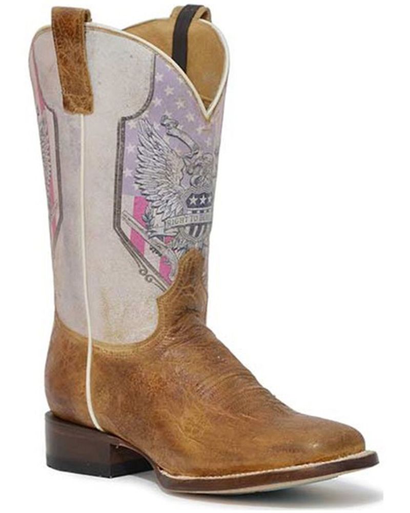 Roper Men's Sidewinder Concealed Carry System Cowboy Boots - Broad