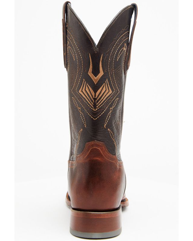 double h men's shadow waterproof roper boots broad square toe