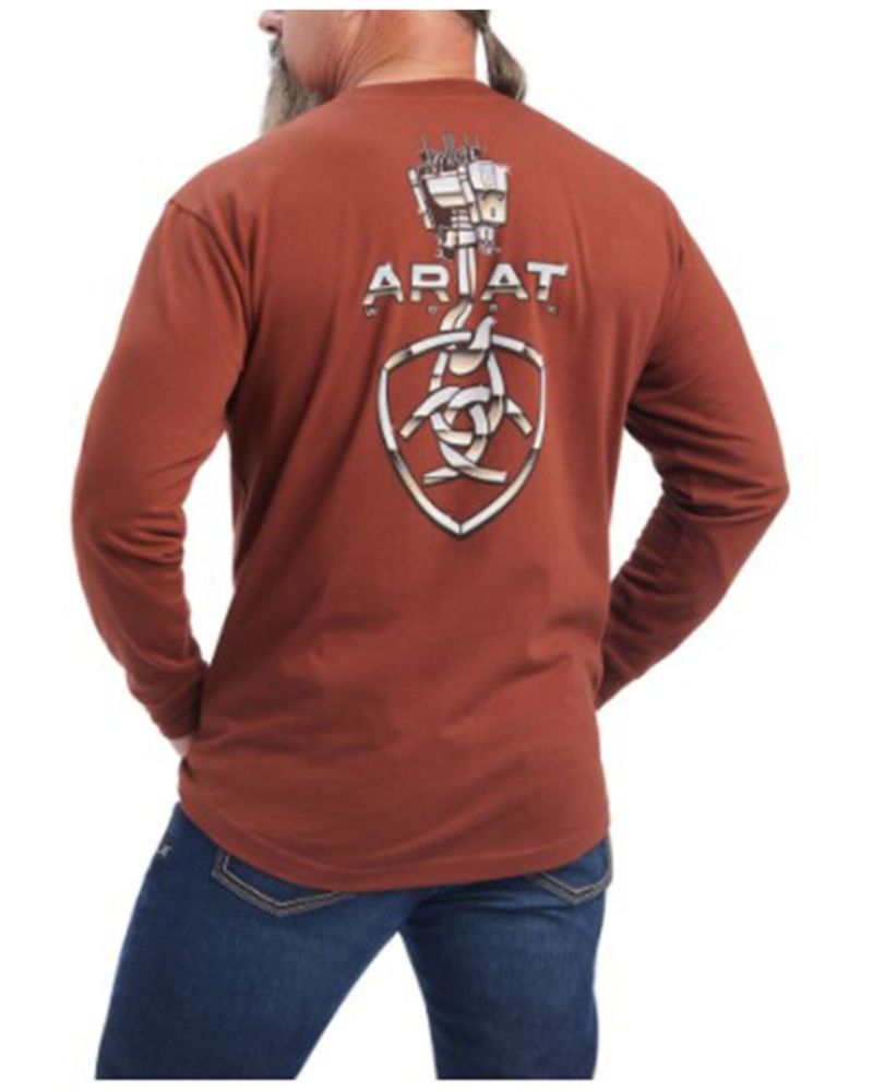 Ariat Men's Rebar Logo Strong Heavy Lifting Graphic Work T-Shirt