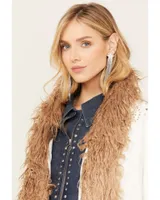 Understated Leather Women's Silver & Rhinestone Fringe Star Earrings