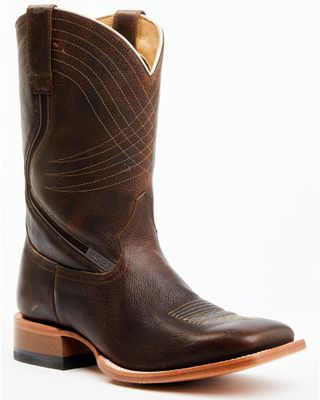 double h men's shadow waterproof roper boots broad square toe