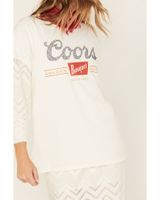Recycled Karma Women's Coors Banquet Rhinestone Graphic Tee