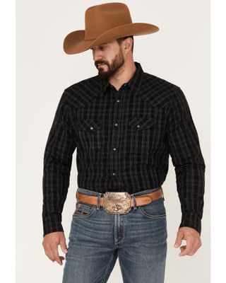 Blue Ranchwear Men's Twill Long Sleeve Snap Shirt