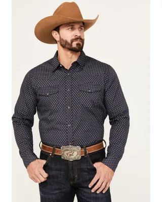 Gibson Trading Co Men's Holden Print Long Sleeve Western Snap Shirt