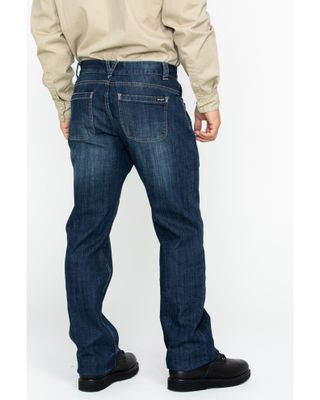 Hawx Men's Medium Dark Wash Stretch Work Denim Jeans