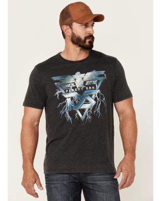 Flag & Anthem Men's Burnout Desert Son Lightning Graphic Short Sleeve T-Shirt