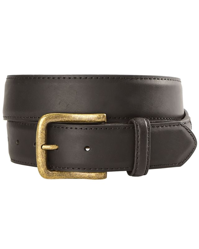 Cody James Men's Brown Southwestern Concho Belt With Lace Detail