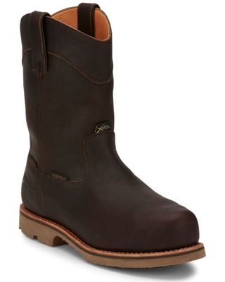 Chippewa Men's Serious Plus Waterproof Western Work Boots - Composite Toe