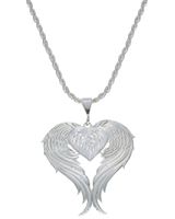 Montana Silversmiths Women's Heart & Wings Pendant Necklace