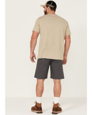 Brothers & Sons Men's Weathered Ripstop Stretch Slim Shorts