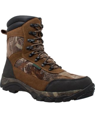 Ad Tec Men's 10" Real Tree Camo Waterproof 400G Hunting Boots
