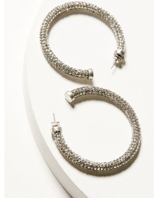 Idyllwind Women's Avalon Silver Hoop Earrings
