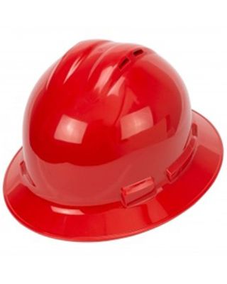 Radians Men's Red Quartz Vented Full Brim Hard Hat