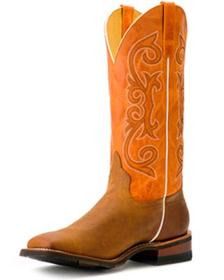 Horse Power Men's Barking Iron Western Boots - Broad Square Toe