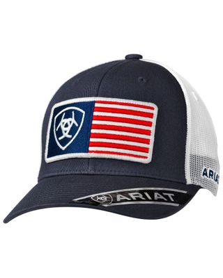 Ariat Men's USA Patch Trucker Cap