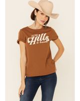 Shyanne Women's To The Hills & Back Graphic Short Sleeve Tee