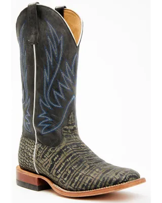 Horse Power Men's Coco Caiman Print Western Boots - Broad Square Toe